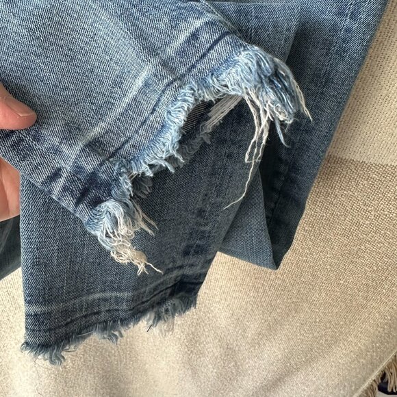 AGOLDE Sophie High Rise Skinny Crop in Style Hyper Sz 26 Denim Pants Medium Wash - Picture 5 of 14